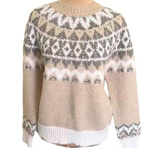 Philosophy Republic Clothing  Fair Isle Sweater Sz SP NWT